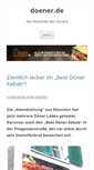 Mobile Screenshot of doener.de