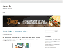Tablet Screenshot of doener.de